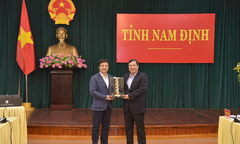 FPT tìm hiểu cơ hội hợp tác chuyển đổi số, đào tạo tại Nam Định