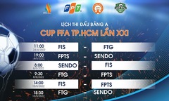 Giải bóng đá FFA 2022 lên lịch đấu chính thức