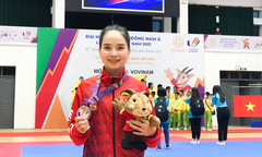 Chân dung nữ VĐV nhà F vừa giành huy chương bạc tại SEA Game 31