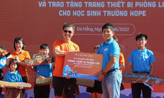 FoxSteps 2 ghi dấu nửa triệu km hướng về học sinh Trường Hy Vọng