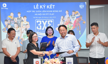 FPT Play hợp tác với Liên đoàn Bóng rổ Hà Nội