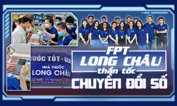 FPT Long Châu phục vụ khách hàng nhanh gấp đôi nhờ chuyển đổi số