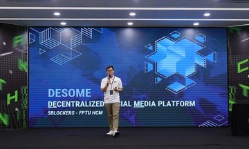 Sinh viên ĐH FPT dùng Blockchain xây mạng xã hội chống 'ăn cắp' nội dung