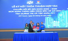 FPT và Tỉnh Đoàn Quảng Trị ký kết thỏa thuận hợp tác đồng hành thúc đẩy chuyển đổi số