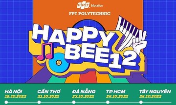 FPT Polytechnic mời DJ Top 4 thế giới quẩy cùng tân sinh viên tại Happy Bee 12