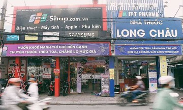 'Anh em' FPT Shop và FPT Long Châu gây thích thú với banner đôi