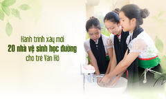 Quỹ nhà F xây mới 20 nhà vệ sinh cho trẻ em Sơn La