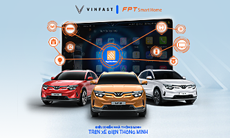 FPT Smart Home cùng VinFast tích hợp thành công ứng dụng điều khiển thông minh trên xe điện