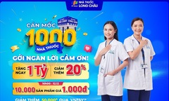 FPT Long Châu tri ân khách hàng nhân cột mốc 1.000 nhà thuốc