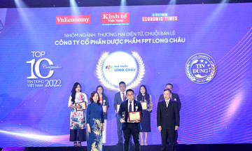 FPT Long Châu vào Top 10 Tin dùng Việt Nam 2022
