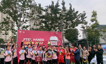 Lộ diện tân vương Cup bóng đá FPT Telecom Hà Nội Open