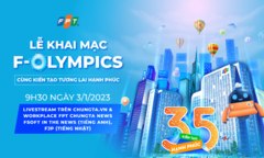 F-Olympics 2023: Thắp đuốc số, chào 35
