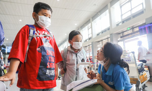 Học sinh Trường Hy vọng được miễn phí vé máy bay về quê đón Tết