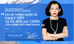 'Nữ tướng' FPT Retail: 'Khi hệ thống quản trị chạy tốt, mở 200 hay 1.000 cửa hàng đều như nhau'