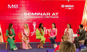 Sinh viên FPT Greenwich Việt Nam giao lưu cùng thí sinh hoa hậu quốc tế