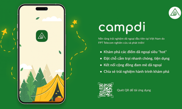 FPT Telecom phát triển ứng dụng đầu tiên về cắm trại tại Việt Nam