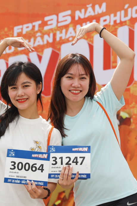 Hơn 1.000 runner nhận bib sớm giải chạy cộng đồng FPT - Happy Run