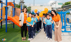FPT Telecom xây dựng sân chơi thiếu nhi tại Củ Chi