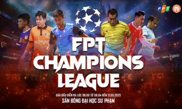 Giải bóng đá FPT Champions League trở lại với 16 đội thi đấu