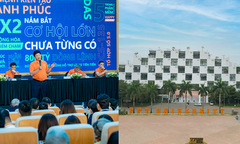Tập thể giảng viên Bộ môn Toán ĐH FPT và Ban tổ chức ĐHĐCĐ FPT 2023 nhận bằng khen