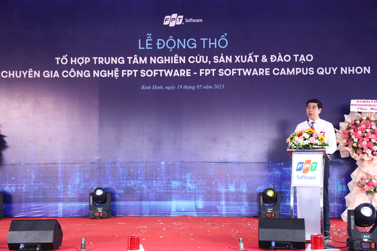 FPT động thổ trung tâm công nghệ hơn 2.000 tỷ đồng tại Quy Nhơn