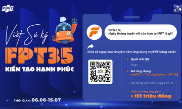 Sử ký FPT 35 năm trên ứng dụng myFPT