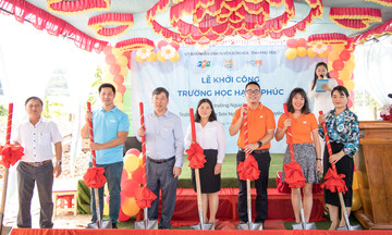 FPT khởi công ngôi trường hạnh phúc tại vùng núi Phú Yên
