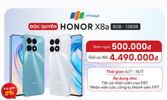 Đặc quyền người F: FPT Shop giảm ngay 300.000 đồng và cơ hội ‘mua 1 tặng 1’ khi chọn HONOR X8a