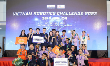 66 trường THPT toàn quốc tham gia Vietnam Robotics Challenge do ĐH FPT tổ chức