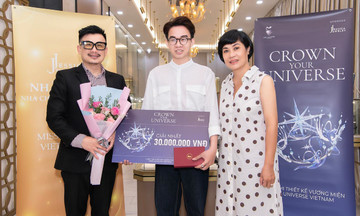Sinh viên nhà F là tác giả thiết kế vương miện Hoa hậu Hoàn vũ Việt Nam 2023