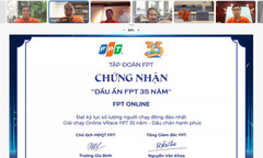 FPT Online, FPT Retail được trao chứng nhận 'Dấu ấn FPT 35 năm'