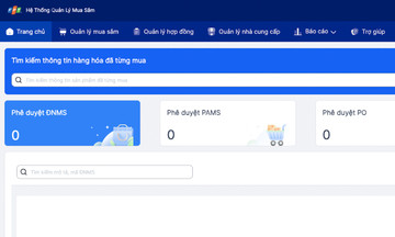 Chính thức golive giao diện mới Hệ thống quản lý mua sắm FPT Epurchase