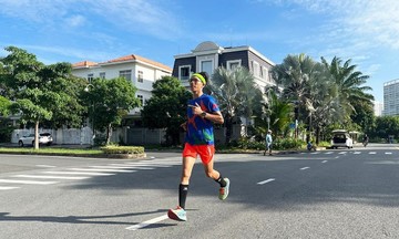 Anh Nguyễn Tiến Danh chạy 139 km mừng sinh nhật FPT
