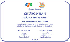 Thắng lớn nhiều giải thưởng, akaBot nhà Hệ thống nhận ‘Dấu ấn FPT 35 năm’