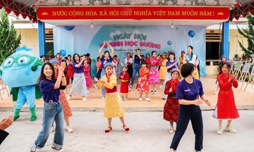 700 học sinh Đồng Văn tham gia ngày hội vệ sinh học đường do quỹ nhà FPT tổ chức
