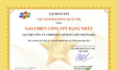 'Mưa' Sao chiến công, Dấu ấn FPT trong giao ban cuối năm