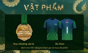 Gây quỹ từ vật phẩm giải chạy ‘Việt Nam Hùng Cường’ do FPT Online tổ chức