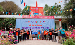 Quỹ nhà FPT 'thay áo mới' cho điểm trường tại Mường Lát, Thanh Hoá
