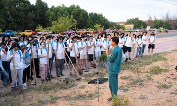 FPT IS tham gia trồng cây xanh tại Bình Thuận