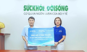 FPT Long Châu ủng hộ 10 tấn thuốc đến người dân ảnh hưởng bởi bão lũ