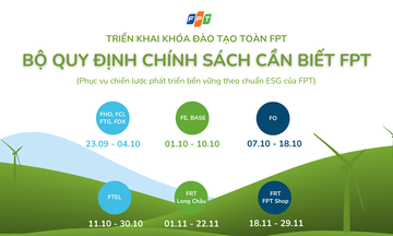 FPT đẩy mạnh đào tạo ESG hướng tới mục tiêu phát triển bền vững