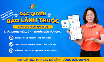 Lần đầu triển khai ‘Đặc quyền bảo lãnh thuốc’ trên myFPT cho CBNV