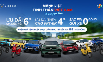 Người FPT nhận ưu đãi lên tới hơn 550 triệu đồng khi mua xe VinFast