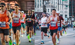 Runner FPT Bùi Văn Sơn lập kỷ lục cá nhân khi lần đầu ra ‘biển lớn’ ở Chicago Marathon