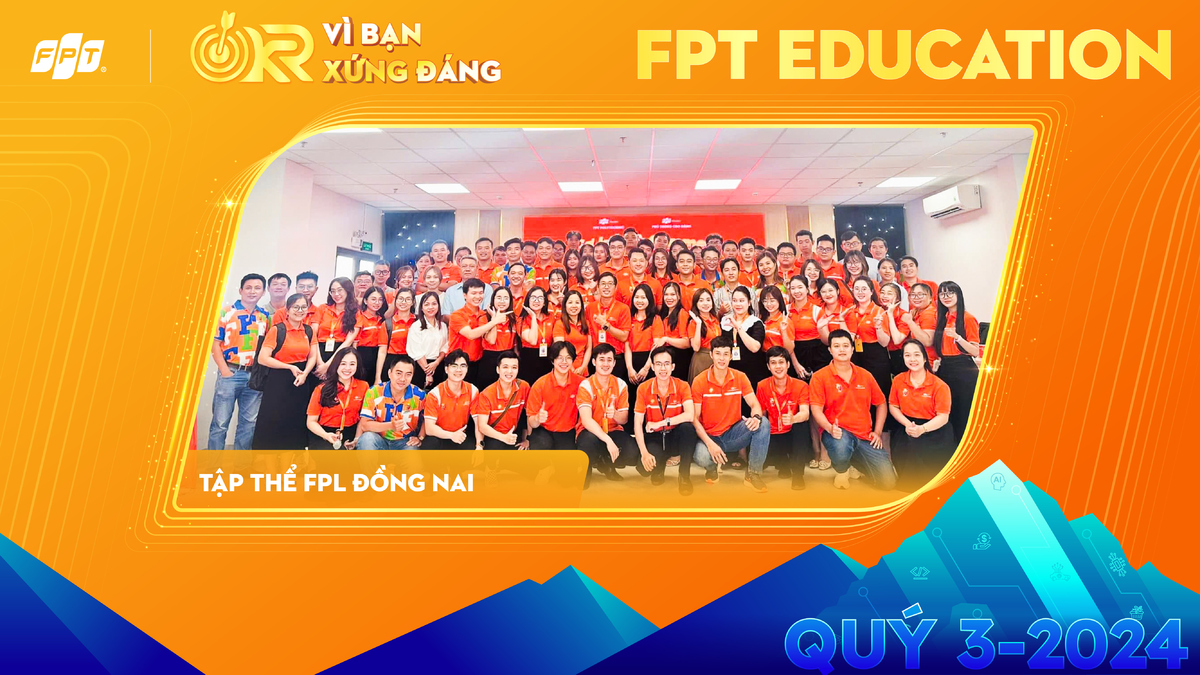 <p class="Normal" style="text-align:justify;"> FPT Polytechnic Đồng Nai &lpar;thuộc FPT Education&rpar; đã ghi dấu ấn bằng thành tích xuất sắc trong việc hoàn thành mục tiêu OKR về tăng trưởng bền vững, nhờ vào tinh thần đồng đội vững mạnh và đoàn kết. Với mục tiêu tuyển 500 sinh viên trong năm 2024, so với con số 288 của năm 2023, đơn vị thành công đạt được 385 sinh viên tính đến thời điểm báo cáo, tương đương mức tăng trưởng 150%. <span>Điều này không chỉ góp phần nâng tổng số sinh viên quản lý tại cơ sở lên 700 mà còn phản ánh sự hiệu quả trong các hoạt động hỗ trợ tuyển sinh. </span></p> <p class="Normal" style="text-align:justify;"> <span>Để đạt được kết quả ấn tượng này, đội ngũ FPT Polytechnic Đồng Nai đã thể hiện sự sáng tạo, kiên trì và hợp tác chặt chẽ trong việc triển khai nhiều hoạt động đột phá. Họ đã tổ chức 4 chương trình livestream trên các nền tảng số, các sự kiện lớn như “Lễ hội sắc màu” và “Ngày hội Apple”. Đồng thời, việc cải tạo cơ sở vật chất, ký kết MoU với 10 doanh nghiệp tại Đồng Nai, và tổ chức các tour tham quan doanh nghiệp đều nhờ vào tinh thần đồng lòng và nỗ lực chung, góp phần nâng cao nhận diện thương hiệu FPT Polytechnic trên địa bàn tỉnh.</span></p>