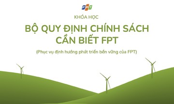 97,5% người FPT hoàn thành khóa đào tạo về ESG