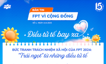 Bức tranh trách nhiệm xã hội FPT 2024 bằng 'con số'