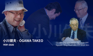 Hành trình ấn tượng và mạnh mẽ của bác Ogawa Takeo cùng FPT