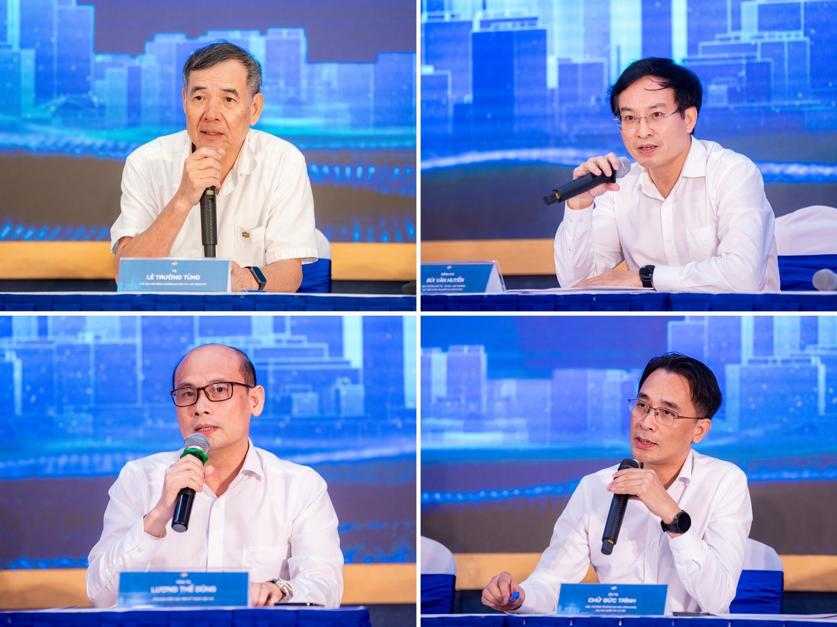 <p style="text-align:justify;"> Trong phiên trả lời báo chí, đại diện các trường đại học, học viện đầu tiên tham gia <span>Liên minh nhân lực chiến lược thực thi Nghị quyết 57-NQ/TW đều khẳng định tầm quan trọng và tính cấp bách của Nghị quyết, cũng như việc chuẩn bị nguồn nhân lực thực thi Nghị quyết.</span></p>
