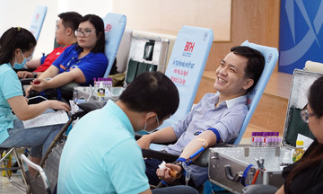 Hơn 100 đơn vị máu được người ‘làng Giáo’ FPT trao đi